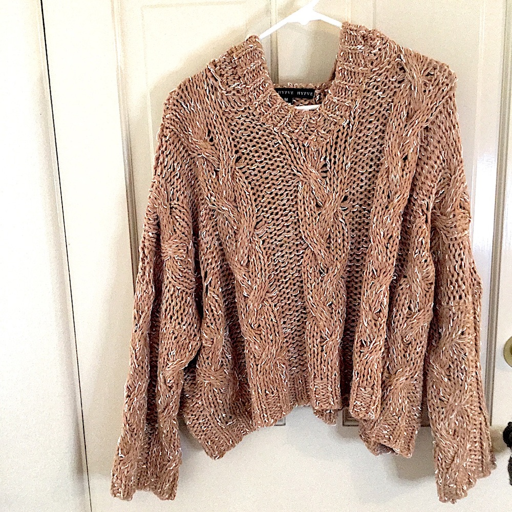 BNWOT women’s M oversized hooded sweater